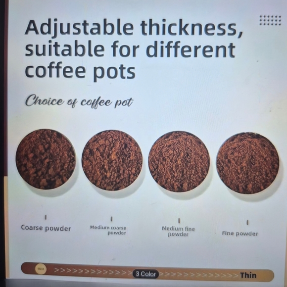 Vintage Coffee Grinder with Drawer - Brown and Silver - Picture 3 of 7